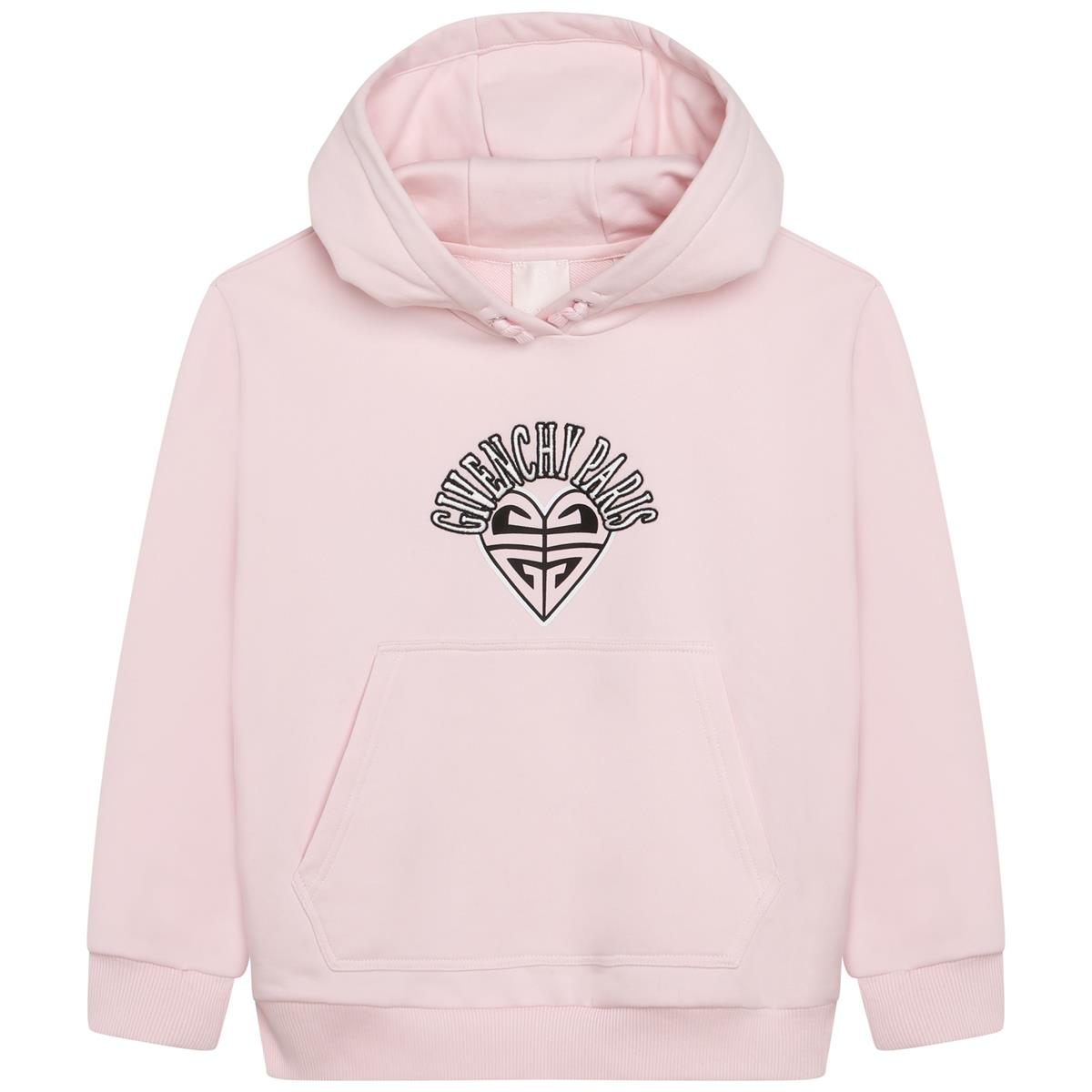 女童粉色Logo卫衣