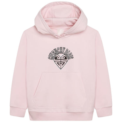 女童粉色Logo卫衣