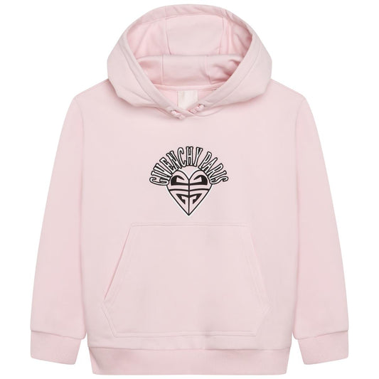 女童粉色Logo卫衣