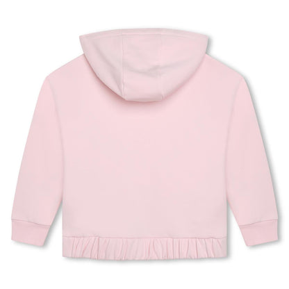 女童粉色Logo卫衣