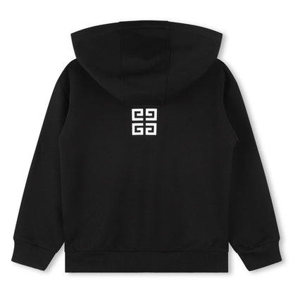 女童黑色拉链上衣