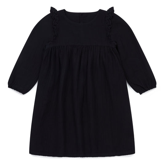 Girls Blue Cotton Dress