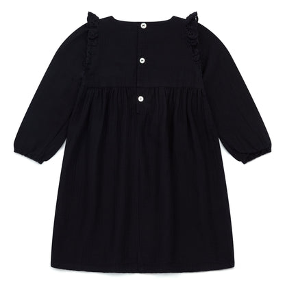 Girls Blue Cotton Dress