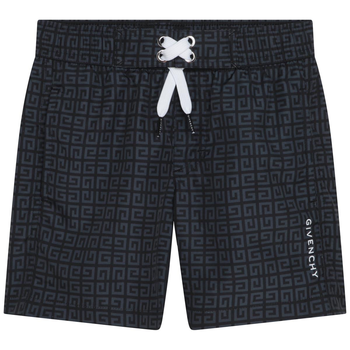 男童黑色游泳短裤