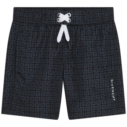 男童黑色游泳短裤