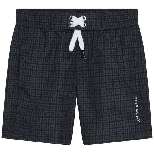 男童黑色游泳短裤