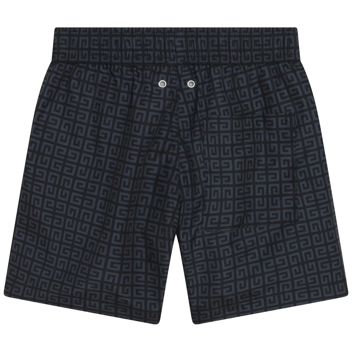 男童黑色游泳短裤