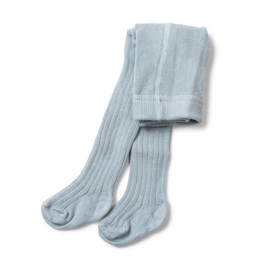 Girls Blue Cosy Tights