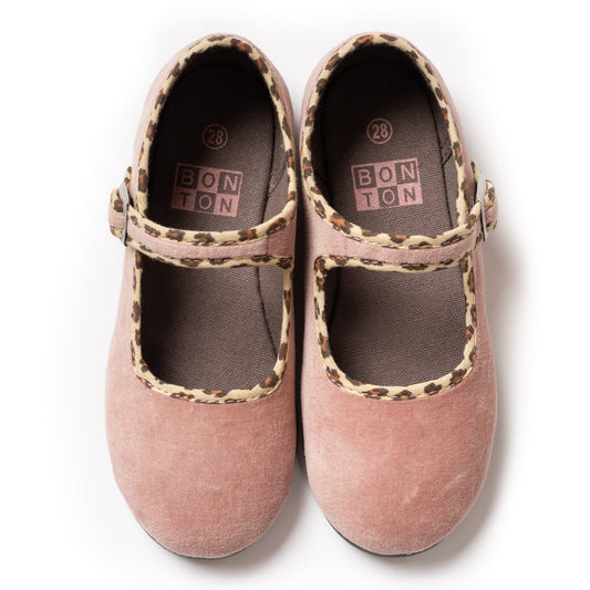 Baby Girls Beige Rose Cotton Shoes