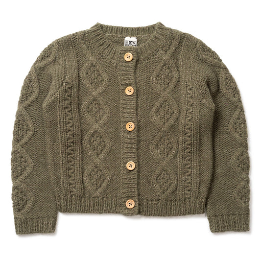 Girls Lochness Vert Cardigan