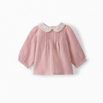 Girls Faded Pink Blouse