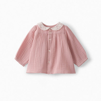 Girls Faded Pink Blouse