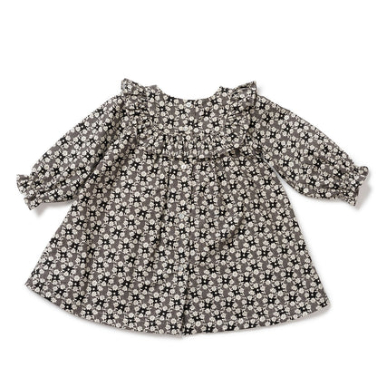 Baby Girls Noir Cotton Dress