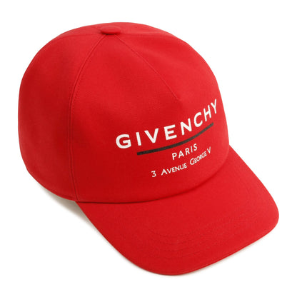 男童红色Logo棒球帽