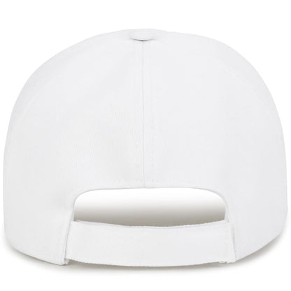 儿童白色棒球帽子