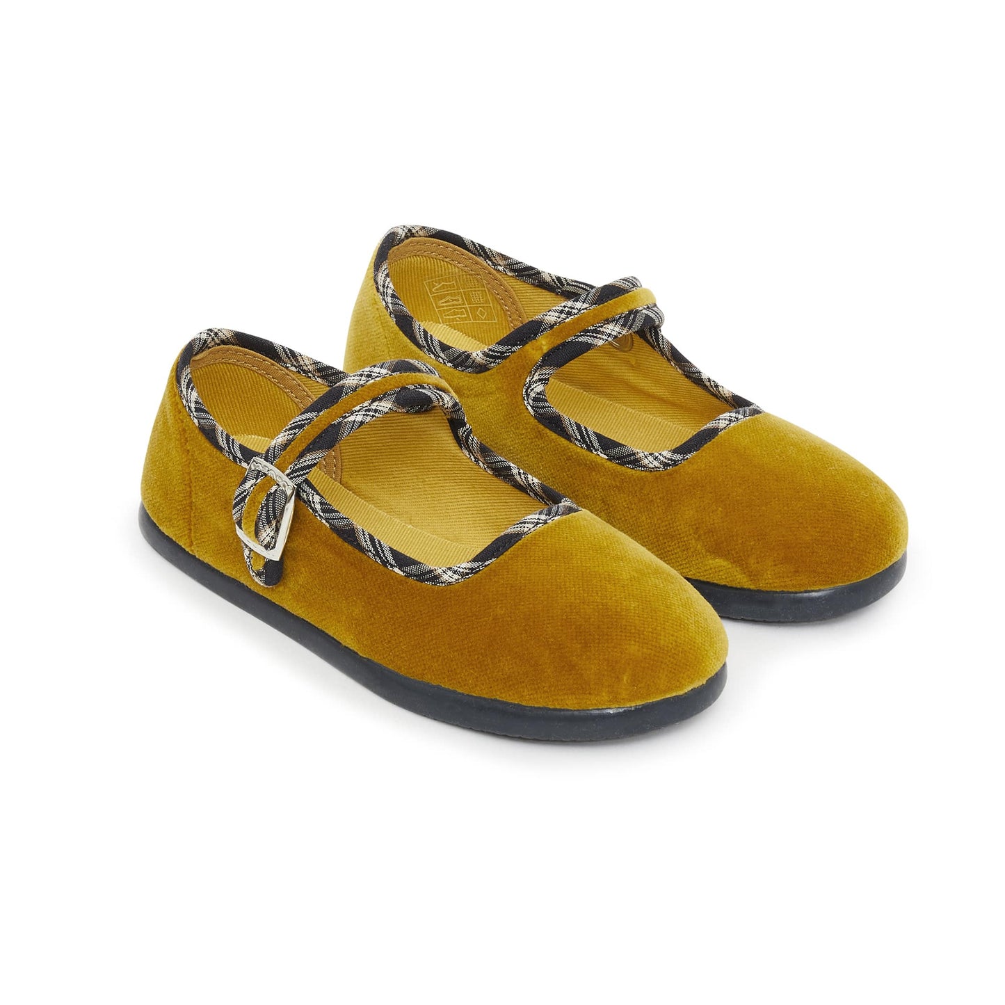 女童姜黄色布鞋