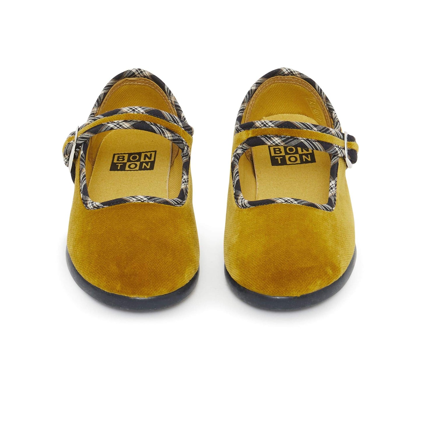 女童姜黄色布鞋