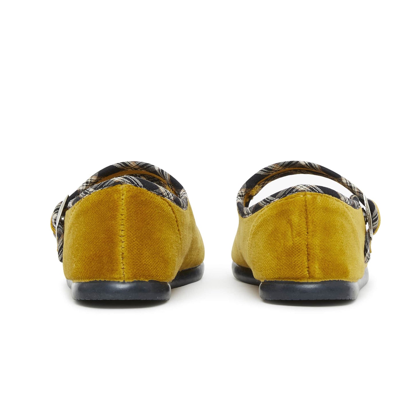 女童姜黄色布鞋