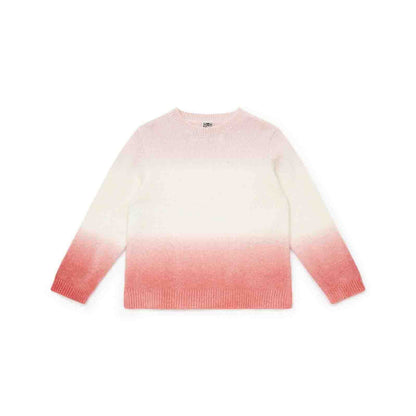 女童浅粉色毛衣