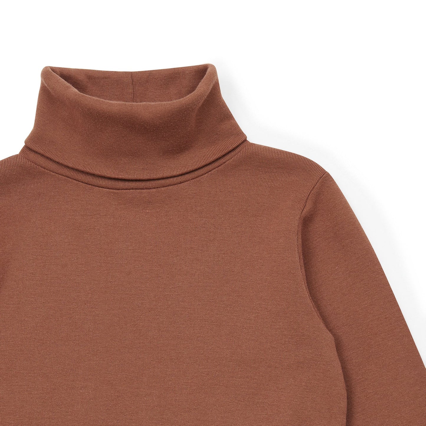 女童焦糖色棉上衣