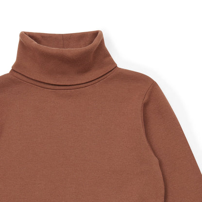 女童焦糖色棉上衣