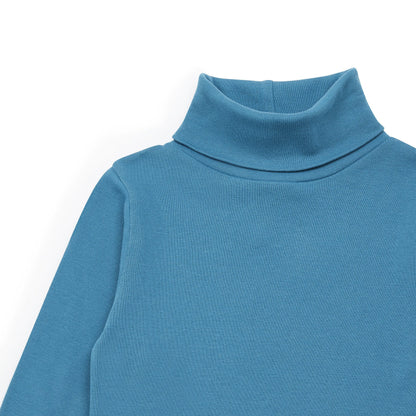 女童蓝色棉上衣