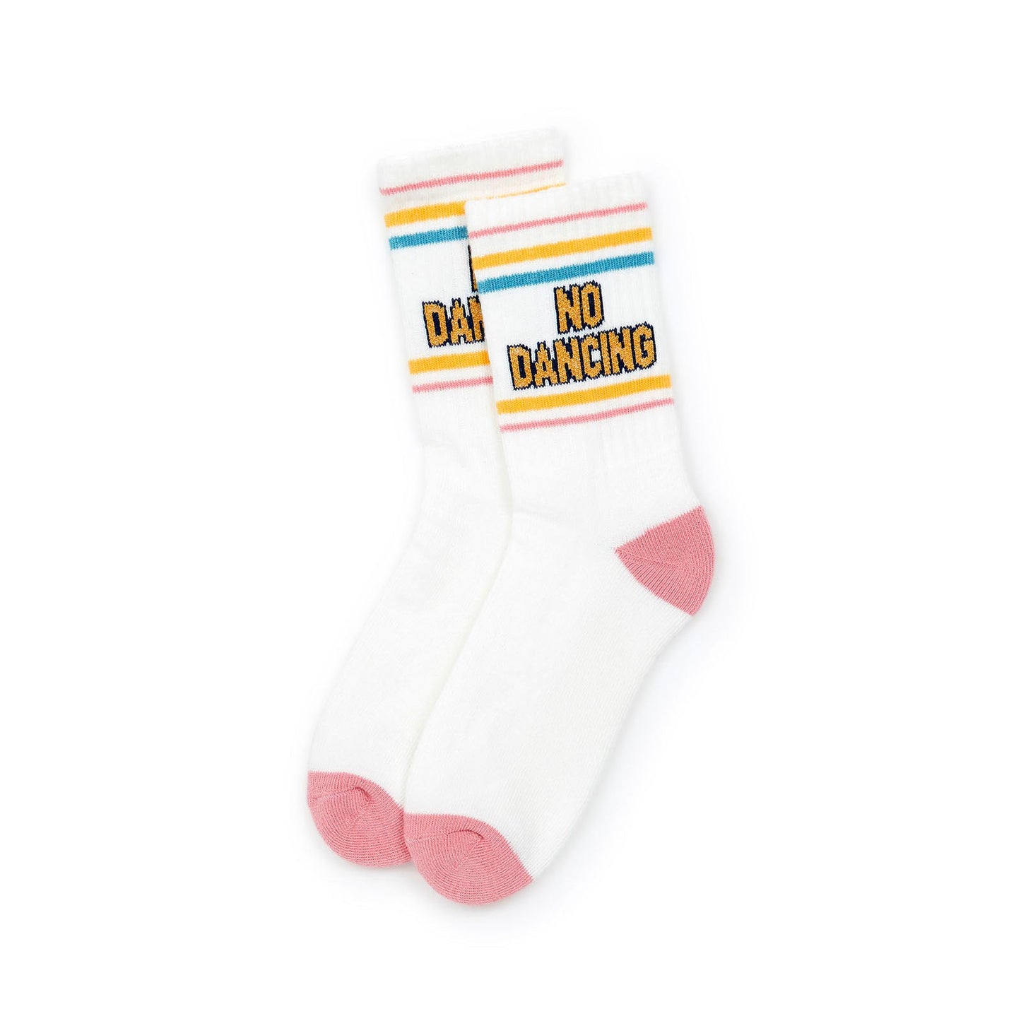 女童白色Logo棉袜