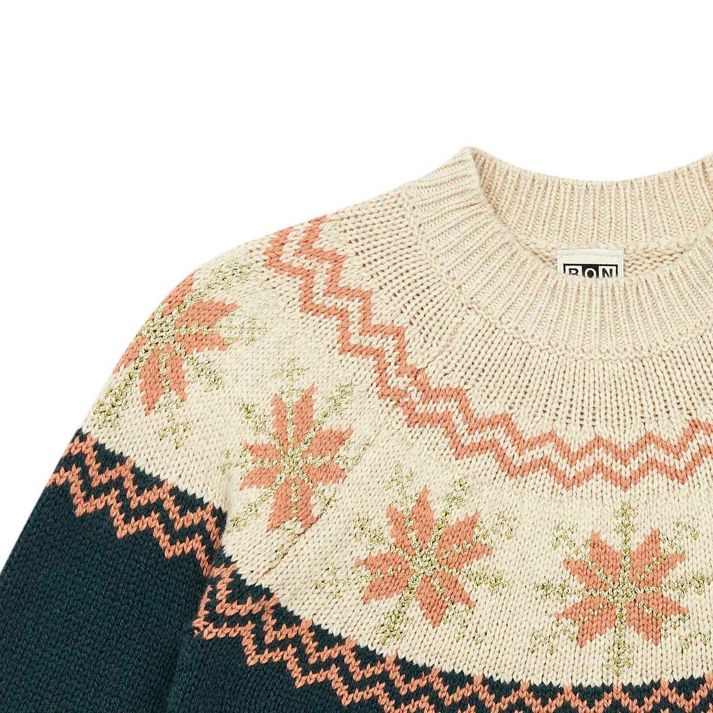 女童绿色棉毛衣