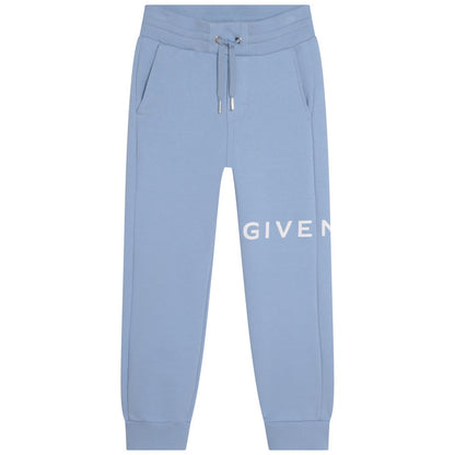 儿童蓝色Logo长裤