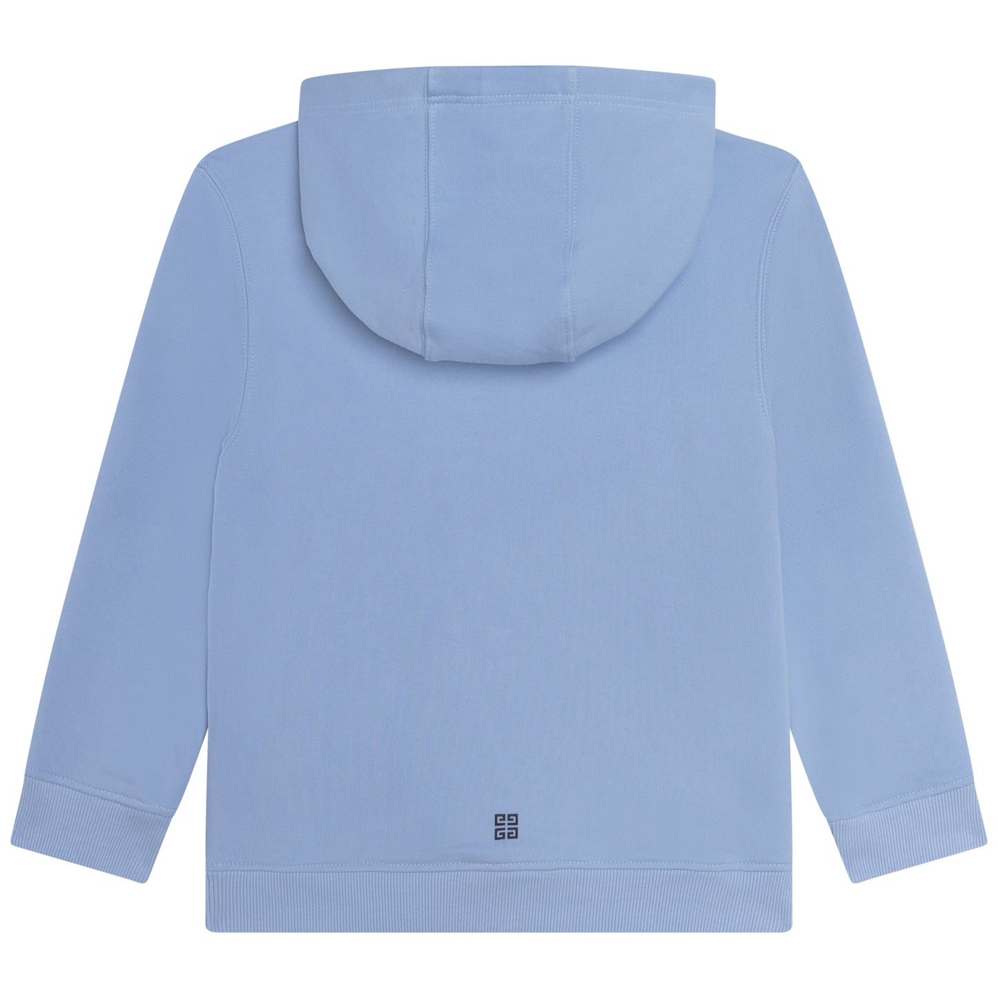 男童蓝色连帽卫衣
