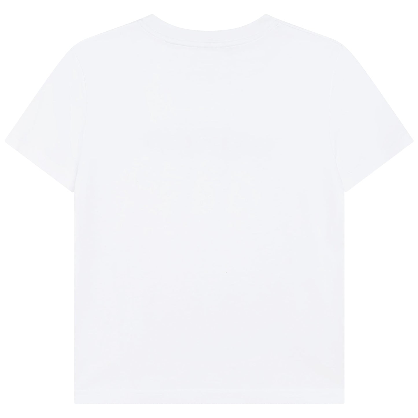 男童白色Logo棉T恤