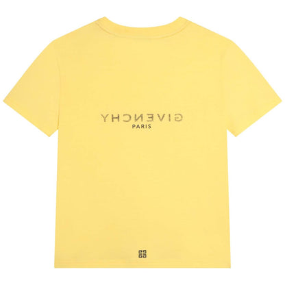 儿童黄色Logo T恤