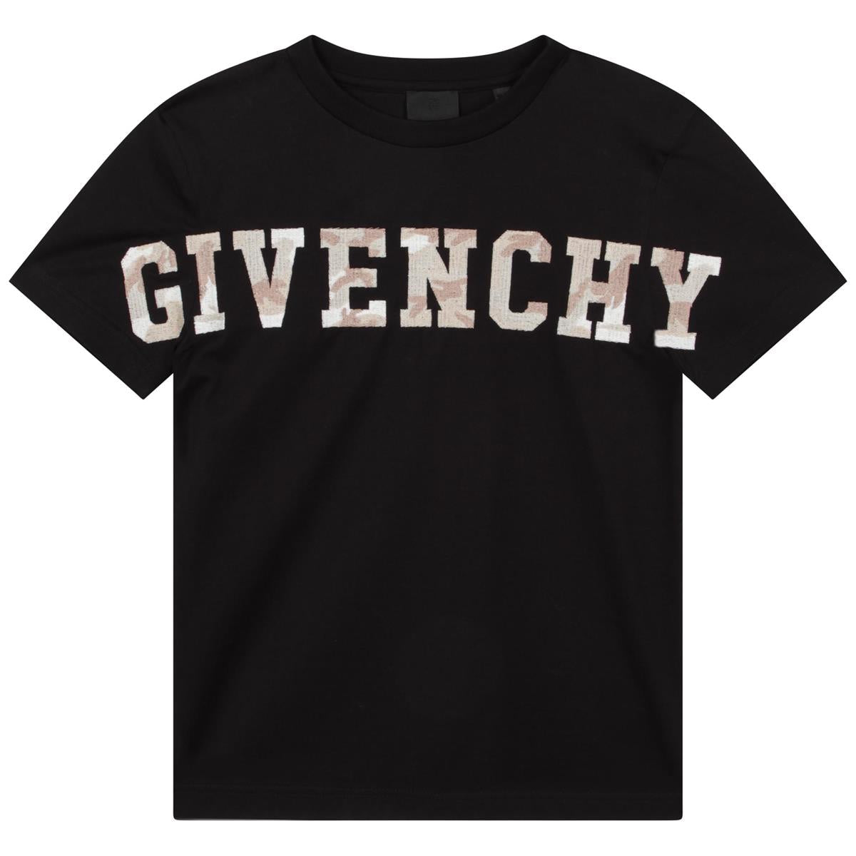 男童黑色Logo T恤