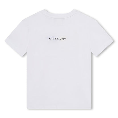 儿童白色Logo T恤