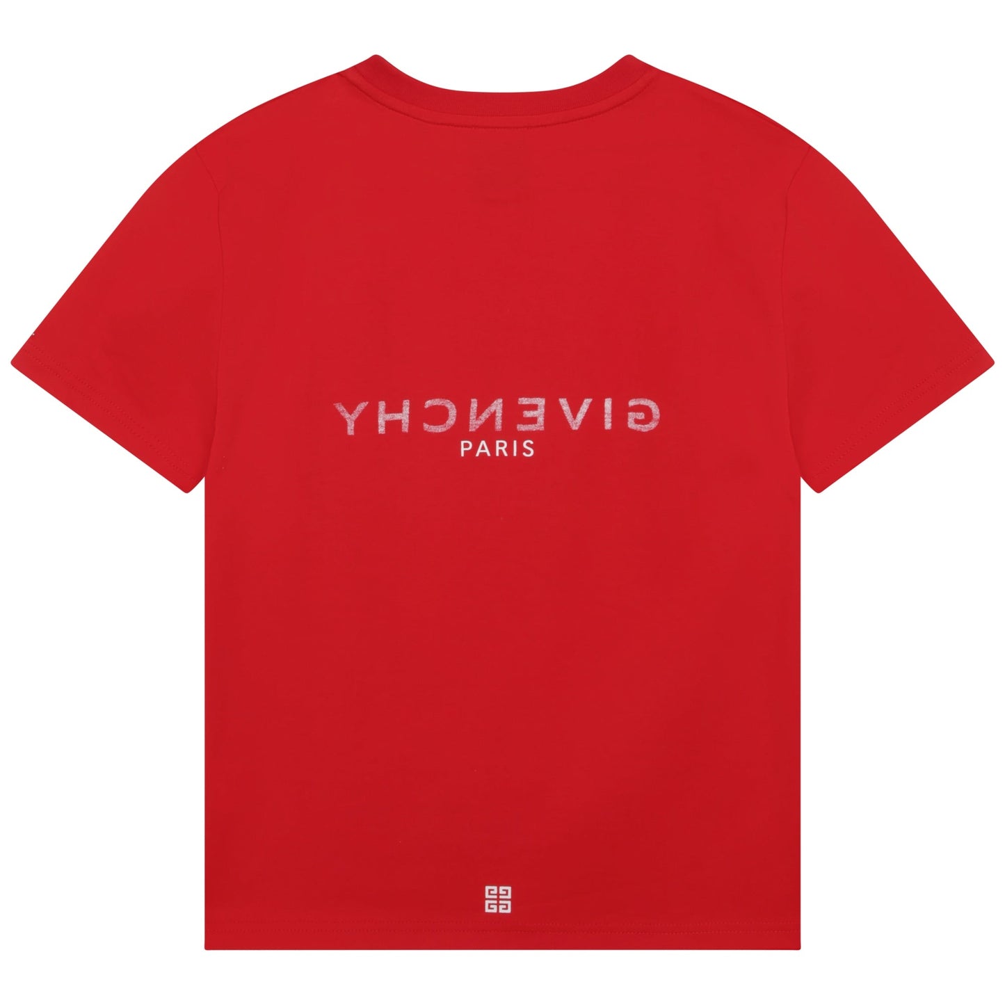 男童红色Logo棉T恤