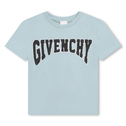 男童绿色Logo棉T恤