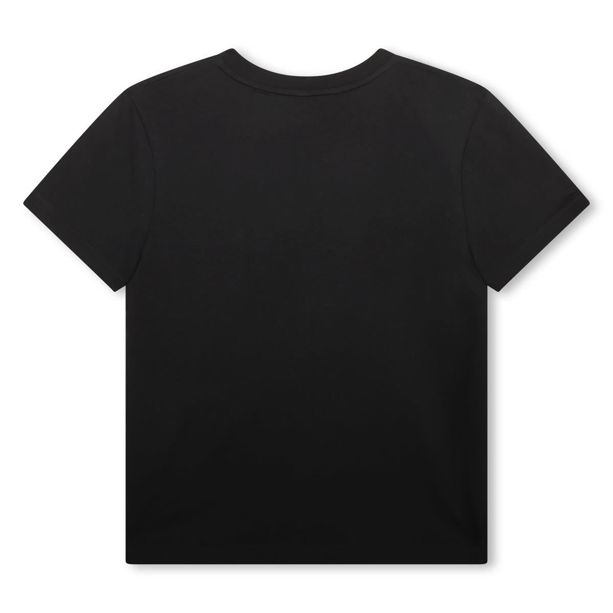 男童黑色Logo棉T恤
