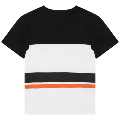 男童黑色Logo棉T恤