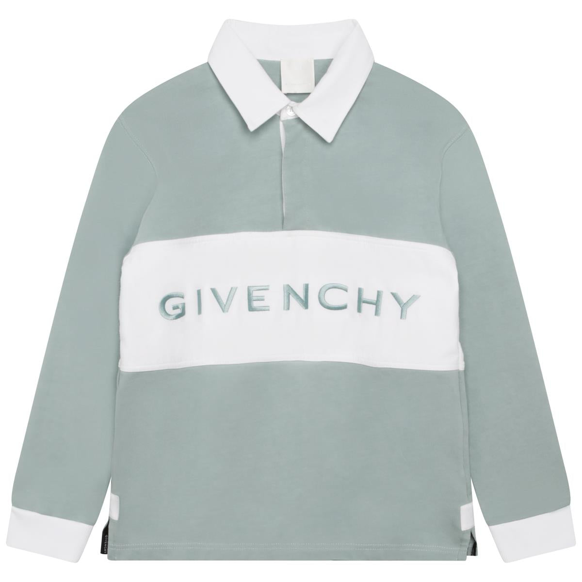 男童绿色Logo棉T恤