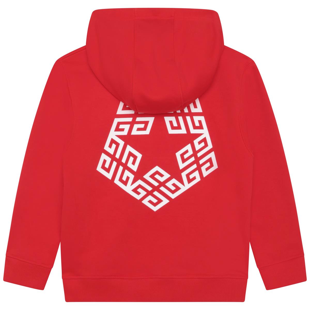 男童红色Logo卫衣