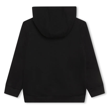 男童黑色Logo卫衣