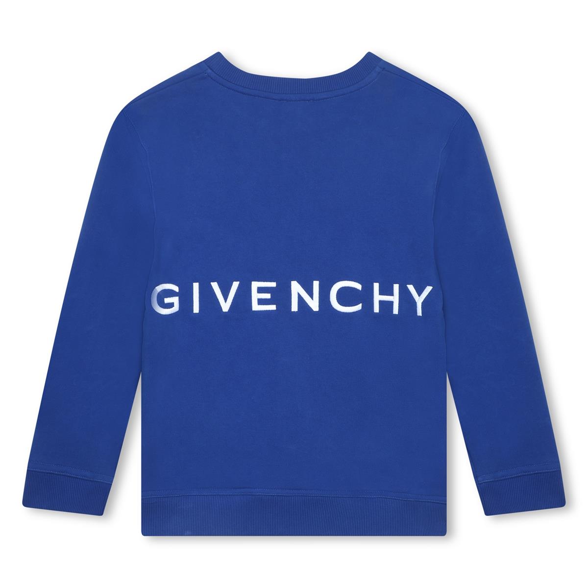 男童蓝色印花卫衣