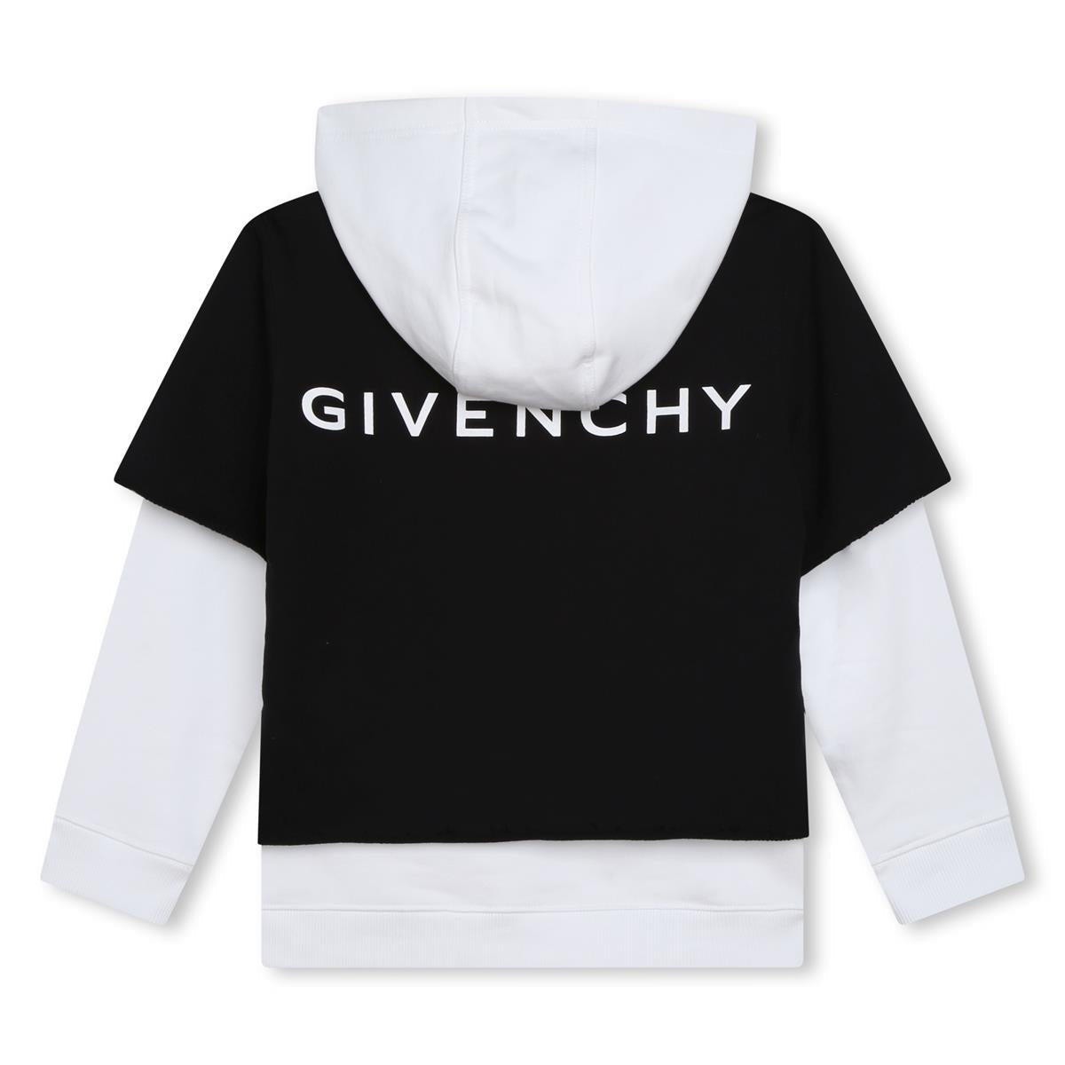 男童黑色连帽卫衣