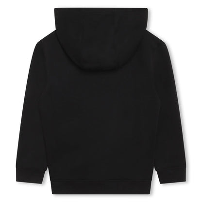 男童黑色Logo卫衣