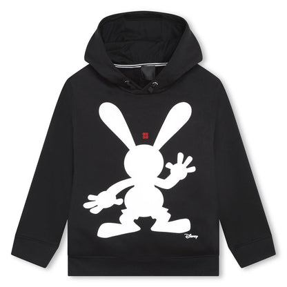 男童黑色印花卫衣