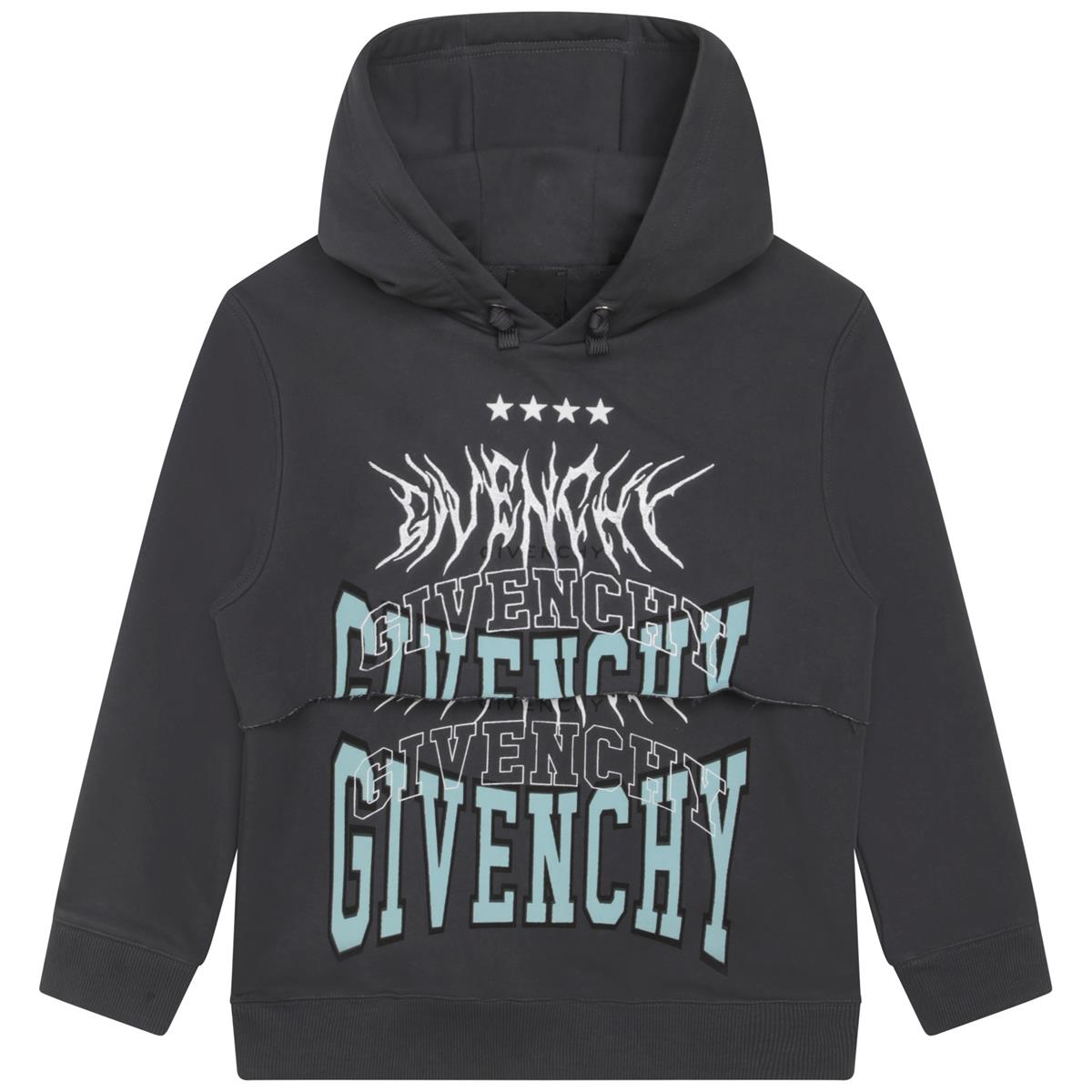 男童灰色印花卫衣