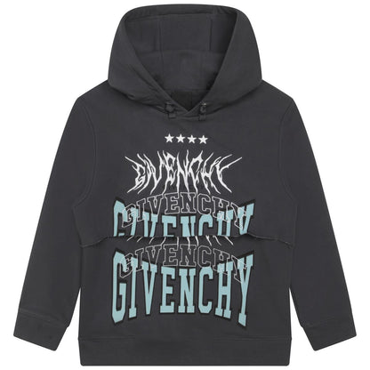 男童灰色印花卫衣