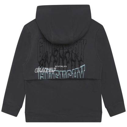 男童灰色印花卫衣