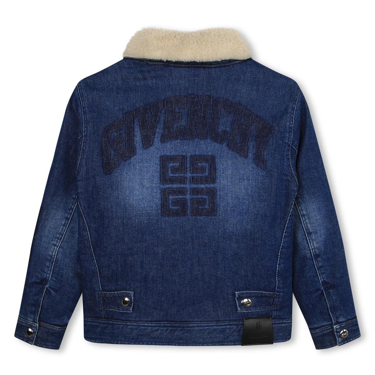 男童蓝色牛仔夹克