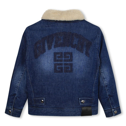 男童蓝色牛仔夹克